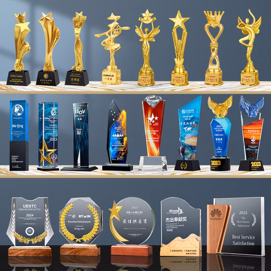 中国メーカー Jianxin 卸売カスタムお土産スポーツ世界卓球サッカーバスケットボールバレーボールボクシング重量挙げイベント金属トロフィー